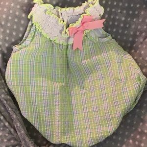 0-3m Smocked Bubble